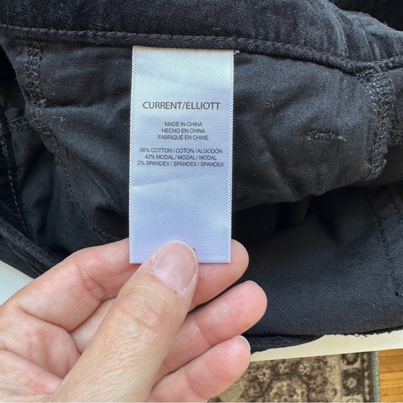 Current/Elliott THE STILETTO SKINNY VELVET PANT - Picture 10 of 11